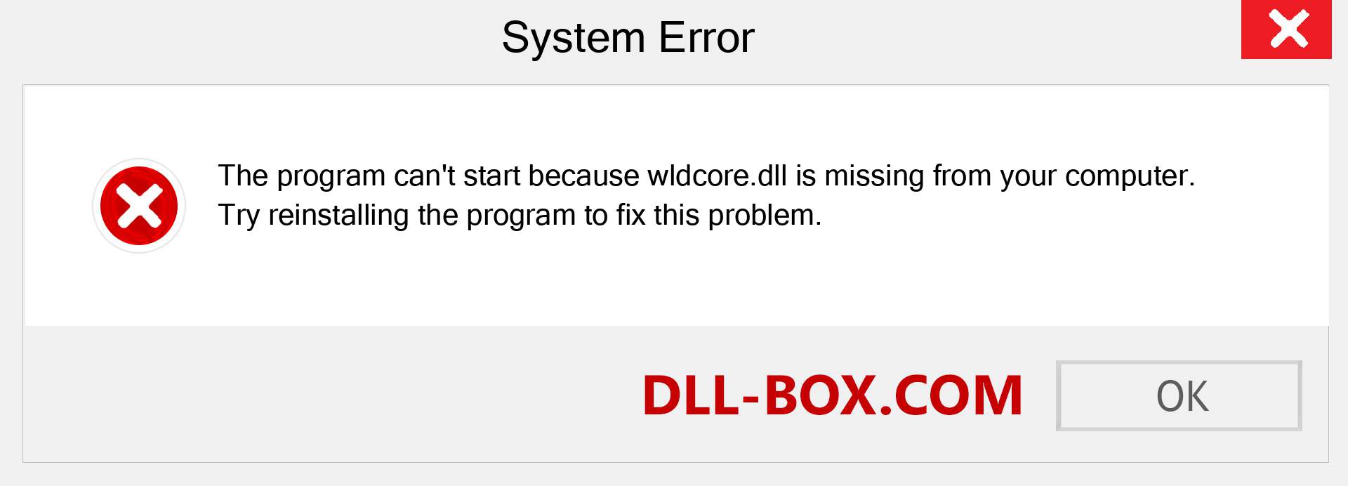  wldcore.dll file is missing?. Download for Windows 7, 8, 10 - Fix  wldcore dll Missing Error on Windows, photos, images